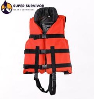 超級生還者系列救生衣「SUPER SURVIVOR」認證NO.K1 兒童圓領超強浮力救生衣 小孩溯溪泛舟水上活動