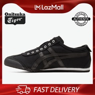 ONITSUKA TIGER MEXICO 66™ SLIP-ON (สีดำ) รองเท้าผ้าใบแบบสวมลำลองแบบคลาสสิกเหมาะสำหรับผู้ชายและผู้หญิงและคู่รัก 1183A360-002
