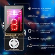 ♪ E*M ammoon Precision Chromatic Tuner Pedal Large LED Display Full Metal Shell with True Bypass for Guitar Bass