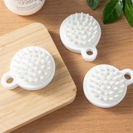 **包郵** 日式頭皮保健按摩刷 洗頭刷 梳子 頭皮清潔硅膠按摩刷 經絡刷 頭皮刷 [平行進口] HK0667