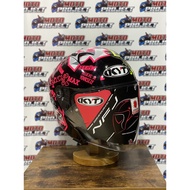 kyt nfj espargaro 2020 half face dual visor helmet