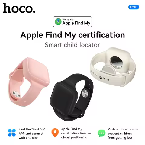 HOCO E91E Air Smart Tag Anti-Lost Finder Device GPS Tracker For Kids Children Elder Work For Find My