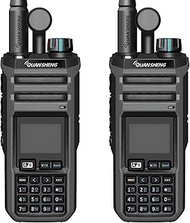 QuanSheng TK11(5) Multi-Band Walkie Talkie - 10W, NOAA Weather Alerts, 999 Channels, Frequency Meter