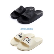 FILA Unisex Slippers-All Black/M