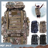 [Fanicas.my] 80L Waterproof Hiking Backpack  Bag Trekking Backpack Travel Accessories