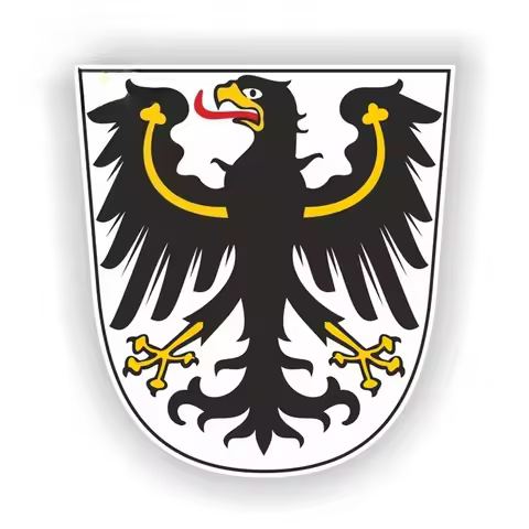 East Prussia Sticker Coat of Arms Teutonic Knights Crest Bumper Car Window Decal Waterproof Car Stic