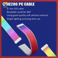 RGB Power Extension Cable ARGB Power Extension Cable 5V 3Pin RGB LED Light Strip Bar for PC Case