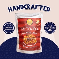 Aunty Esther's Salted Egg Sichuan Mala Fish Skin Crisps (100g)