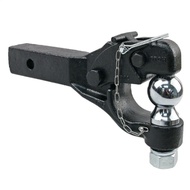 Premium Pintle Hook with Ball Combo Heavy Duty Trailer Towing Hitch 4x4