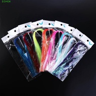 ECHOX Assist Hooks Line Fishing Tools Accessories Tinsel Streamer Fishing Lure Shining Jig Hook Stre