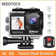 Action Camera 5K 30FPS 4K 60FPS 24M 2.0 Touch LCD EIS Screen WiFi Waterproof Remote Control Helmet G