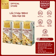 [LỐC 3 HỘP 180ML] Sữa Hạt Dẻ Cười Nguyên Chất 137 DEGREES Ngọt Tự Nhiên Từ Mật Hoa Dừa (Không Đường)