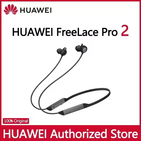 Original Huawei FreeLace Pro 2 wireless Bluetooth earphones with long battery life and noise reducti