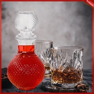 Liquor Glass Dispenser Transparent Wine Decanter Thickened Whiskey Bottle