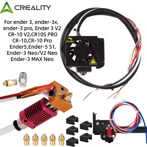 Creality Original Ender 3 Full Assembled Hotend Set,Full Assemble Hotend with Mental Shell for Ender