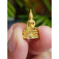 Amulet Of Luang Pho Phra Sai Wat Chai Provincenong Khai (Small Print) Turning Bottom Unknown Year)