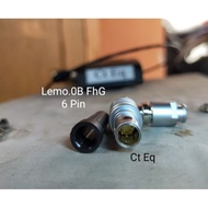 LEMO 0B FhG 6 Pin Connector LEMO male 6 pin connector