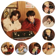 KPOP TXT 《 DECO KIT Badge mirror keychain circular design accessory pendant