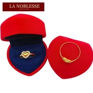 Ready Stock Original Cincin Emas 375 Love Batu
