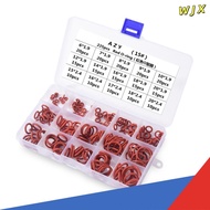 225PCS O-ring, sealing ring set O-ring rubber silicone【WJX-CB】