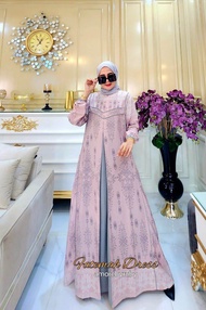 damla id gamis edisi fatemah dress terbaru 2023 produk new by Amore by ruby