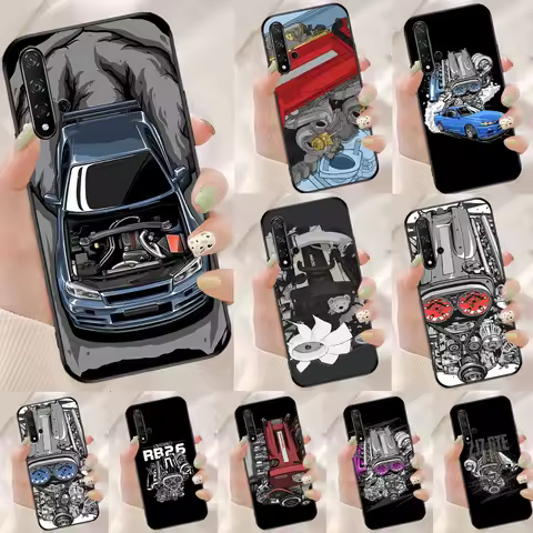 JDM Car RB26 Engine For Huawei Nova 12i 12s 7i 8i 11i 9 10 SE Y90 Y60 Y70 Y72 Y61 Y91 P30 P40 Lite P