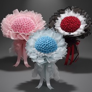 Mini Daisy Bouquet – Handmade Fuzzy Wire Flower, Perfect Birthday & Graduation Gift