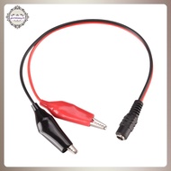 GG Hot Sale DC 5.5mm x 2.1mm DC Female/Male Ja Connector to 2 Alligator Clip Power Cable A TH