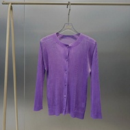 Issey Miyake Pleated 2024 Summer New Tatami Series Sunscreen Lightweight Mesh Jacket Genuine importe