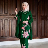 Muslimah Celebration Clothing Set |     2-Piece Robe & Dress |     Long Sleeve |     Straight Cut | 