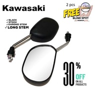 KAWASAKI ZX25r SIDE MIRROR CHROME LONG STEM Motorcycle side mirror big