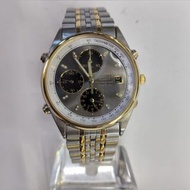 （ 精工聖杯錶 ）全新Vintage Seiko 7T32 2-Tone Alarm Chronograph Watch（ 歡迎先來店睇貨, 滿意才買 )