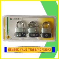 Package Contents 3pcs Yale Clasic Padlock 46.7mm Y125B/40/122/3 Top Quality