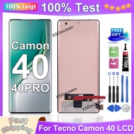 AMOLED For Tecno Camon 40 Pro 4G 5G LCD Display CM6 CM7 Touch Screen Digitizer Assembly Replacement