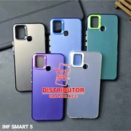 INFINIX SMART 5 CASE IMD HYBRID PLATE HOLOGRAM CASE SOCOOL INFINIX SMART 5