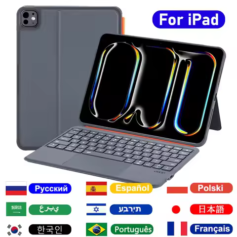 Backlit Split Magic Keyboard Case For iPad Air 11 M2 2024/M3 2025,Pro 11 Air 4 5/iPad 10th Gen,Keybo