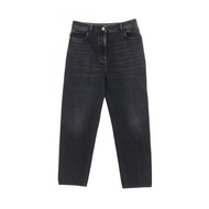 【二手，B級】香奈兒 (Chanel) 山茶花紐扣牛仔褲，棉質，女款二手 B級