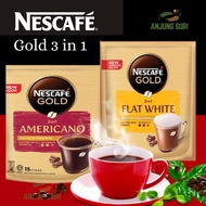 Nescafe Gold Creamy / White / Dark Latte with Milk / Americano Neskepi Kopi Putih Segera 3 in1 Coffe