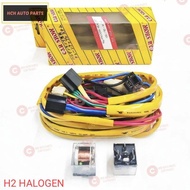 CS CAR SHOW HALOGEN HEAD LAMP WIRE KIT - H4/ H4 TOYOTA MODEL/ H2/ H2 TOYOTA MODEL (WITH RELAY & DIOD