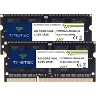 Timetec 16GB KIT(2x8GB) DDR3L / DDR3 1600MHz (DDR3L-1600) PC3L-12800 / PC3-12800 Non-ECC Unbuffered 