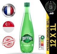 [CARTON] PERRIER ORIGINAL Sparkling Mineral Water 1L X 12 (BOTTLES) - FREE DELIVERY within 3 working days!