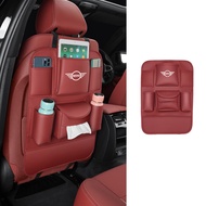 กระเป๋าแขวนหนังความจุขนาดใหญ่กระเป๋าพร้อมช่องแบ่งใส่ของเก้าอี้หลังรถสำหรับมินิคันทรี่แมนคูเปอร์คลับแ