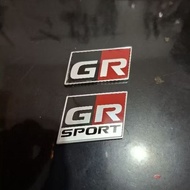 Original GR and GR SPORT toyota logo Emblem