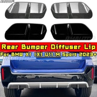 For BMW X1 IX1 U11 M Sport Rear Bumper Diffuser Lip Splitter Rear Spoiler for BMW X1 IX1 U11 M Sport