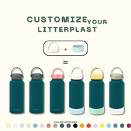 LITTERPLAST Verde Ront - 34oz 1L Water Bottle/