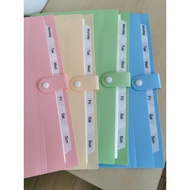 [READY STOCK] A4 Size 8 Pockets Expanding File / Document Pocket File A4 Size (8 Pockets)