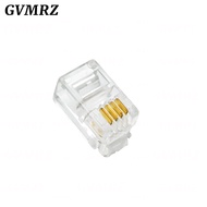 4Pin 6Pin 8Pin Cable End Connectors Plugs telephone connector internet connector RJ9 4P4C RJ11 6P4C