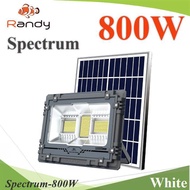 800W Solar Spotlight Aluminum LED 381 SMD Panel 60w Lithium Battery 54Ah White Light