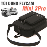 Túi đựng Flycam DJI Mini 3 / mini3 3pro và phụ kiện xốp cứng chống sốc chống va đập có dây đeo - Phụ