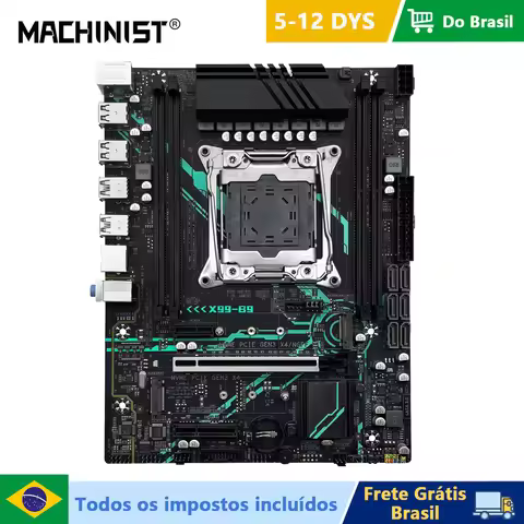 MACHINIST X99 B9 LGA 2011-3 Motherboard support Intel XEON E5 V3 V4 CPU C612 Chip DDR4 RECC NON-ECC 